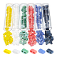 Nbeads 540Pcs 6 Colors 2-Hole Glass Seed Beads(SEED-NB0001-45)-1