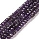 Natural Amethyst Beads Strands(X-G-L581C-002-A)-1