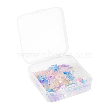 50Pcs 5 Colors Transparent Spray Painted Glass Charms(GLAA-FS0001-05)-7