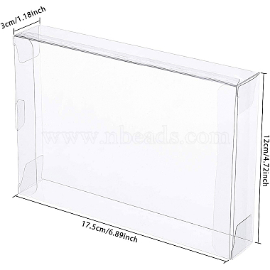 transparente PVC-Rechteck-Geschenkbox Süßigkeiten behandeln Geschenkbox(CON-BC0006-23)-2