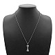 Bone Stainless Steel Rhinestone Pendant Necklaces for Women(RR3458-3)-2