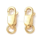 1/20 14K Gold Filled Lobster Claw Clasps, Yellow Gold Filled, Real 14K Gold Filled, 8.5x4x2mm, Hole: 2mm(KK-NH0011-02C-G)