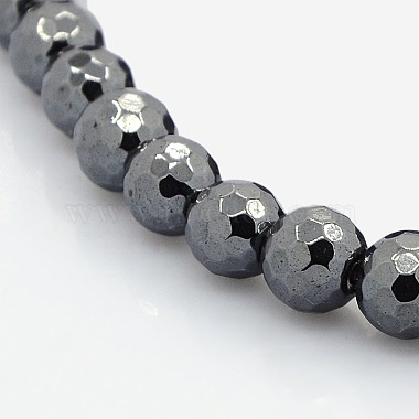 8mm Black Round Non-magnetic Hematite Beads