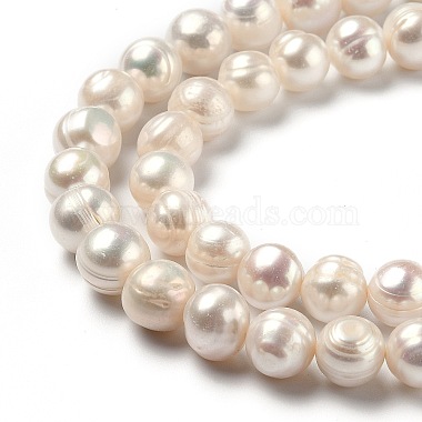 Natural Cultured Freshwater Pearl Beads Strands(PEAR-L033-22)-2