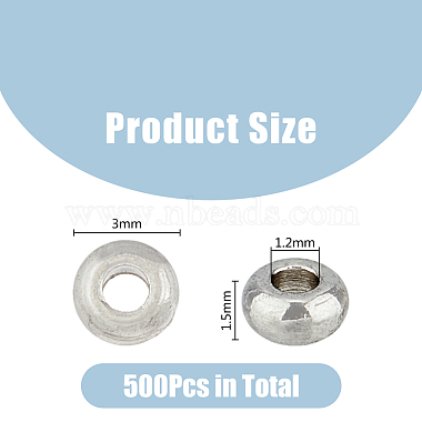 500Pcs 202 Stainless Steel Spacer Beads(STAS-DC0015-09)-2