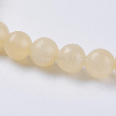 Chapelets de perles en jade topaze naturelle(X-G-G515-8mm-03B)-3