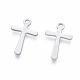 201 Stainless Steel Tiny Cross Charms(STAS-L233-081P)-2
