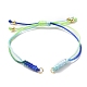 Adjustable Braided Nylon Thread Link Bracelet Makings(AJEW-JB01160-02)-2