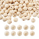 Craftdady 100Pcs 10 Styles Unfinished Natural Wood European Beads(WOOD-CD0001-08)-2