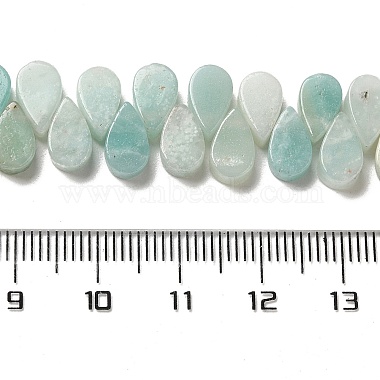 brins de perles d'amazonite de fleurs naturelles(G-B064-B35)-5