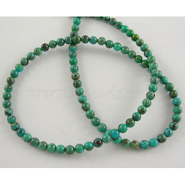 Perles naturelles turquoise hubei(TURQ-GSR4mmC111)-2
