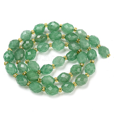 Natural Green Aventurine Beads Strands(G-N342-42)-3