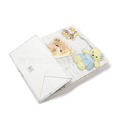 4 couleurs sacs cadeaux en papier amour Saint Valentin(CARB-D014-01C)-4
