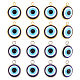 32Pcs 2 Colors Opaque Resin Evil Eye Pendants(RESI-AR0001-21)-1