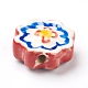 Handmade Porcelain Flower Beads(PORC-J008-04D)-5