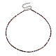 Glass Beaded Necklace(NJEW-Z029-05L)-1