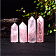 Baguettes en pierre de guérison en quartz rose naturel(PW-WG74147-02)-4