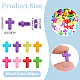 400Pcs Opaque Acrylic Beads(SACR-ME0001-01)-2