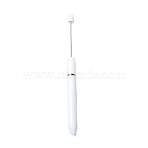 Plastic Beadable Pens, Ball-Point Pen, for DIY Personalized Pen, White, 161x10mm(DIY-Q036-01E)