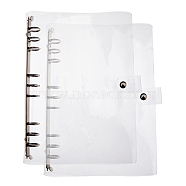 B5 6-Hole PP Plastic Refill Inner Pockets, with Alloy findings, for Binder Albums, Rectangle, Clear, 281x218x26mm(DIY-WH0491-81B)