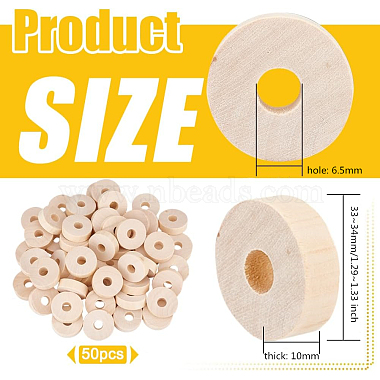 Unfinished Wood Discs(WOOD-WH0022-23)-2
