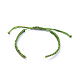 Création de bracelets de corde en nylon tressée(AJEW-M001-03)-2