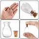 Botella de vidrio oval para contenedores de abalorios(AJEW-R045-09)-5