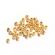 Rondelle Brass Crimp Beads(KK-L134-33G-01)-2