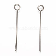 316 Surgical Stainless Steel Eye Pin, Stainless Steel Color, 35x2mm, Hole: 2.8mm, Pin: 2x1mm(STAS-H133-16B-P)