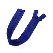 Garment Accessories, Nylon Zipper, Zip-fastener Components, Marine Blue, 30x2.4cm(FIND-WH0006-30cm-223)