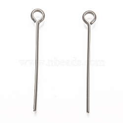 316 Surgical Stainless Steel Eye Pin, Stainless Steel Color, 35x2mm, Hole: 2.8mm, Pin: 2x1mm(STAS-H133-16B-P)