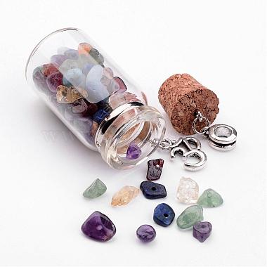 Clear Glass Bottle Gemstone Big Pendants(PALLOY-JF00243)-2