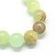 Natural Dyed Yellow Jade Gemstone Bead Strands(G-R271-6mm-Y27)-2