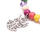 Ensemble de bracelets extensibles en perles synthétiques turquoise (teint) et acrylique de style 6pcs 6(BJEW-JB08627)-8