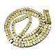 Electroplate Non-magnetic Synthetic Hematite Beads Strands(G-S352-40)-2
