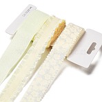9 Yards 3 Styles Polyester Ribbon, for DIY Handmade Craft, Hair Bowknots and Gift Decoration, Lemon Chiffon Color Palette, Light Yellow, 1~1-1/8 inch(25~28mm), about 3 yards/style(SRIB-A014-M01)