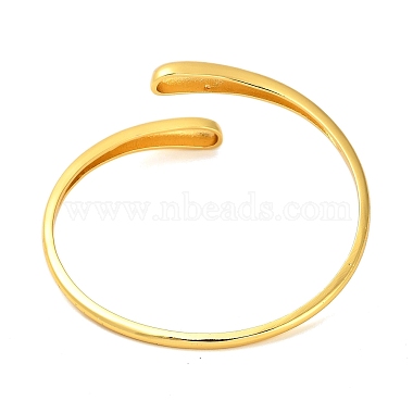Brass Open Cuff Bangles for Women(BJEW-M312-09G)-3
