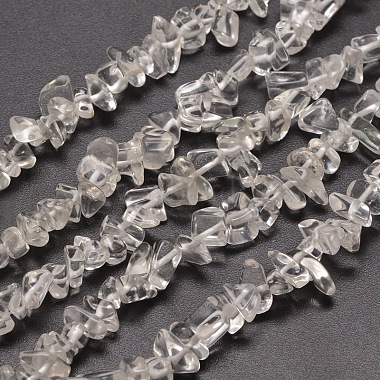 5mm Clear Chip Glass Beads