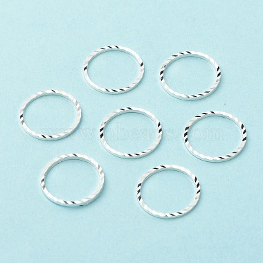 925 Sterling Silver Plated Ring Brass Linking Rings