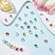 112pcs 7 colors Electroplate Transparent Glass Charms(GLAA-AR0001-45)-4