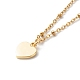 Beads Heart Pendant Necklaces(NJEW-JN03621-02)-1