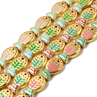 Baking Paint Glass Enamel Beads(GLAA-B035-01)-2