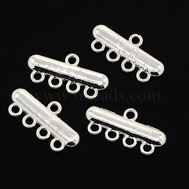 Silver Rectangle Alloy Links