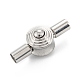 304 Stainless Steel Bayonet Clasps(STAS-P285-04P)-1