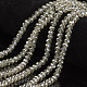 Electroplate Transparent Glass Beads Strands(EGLA-A034-T2mm-Y06)-1