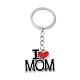Mother's Day Alloy Enamel Keychains(KEYC-P020-A01)-1