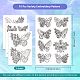 4 Sheets 11.6x8.2 Inch Stick and Stitch Embroidery Patterns(DIY-WH0455-072)-2