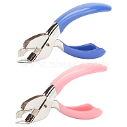 Stainless Steel Staple Remover Plier, Tack Lifter Puller Office Claw Tools, Mixed Color, 13.1x4.7x1.95cm, 2 colors, 1pc/color, 2pcs/set(TOOL-GA0001-21)