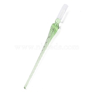 Handmade Glass Dip Pen, Calligraphy Signature Pen, Business Present, Pale Green, 19.3x1.45cm(AJEW-XCP0002-50)