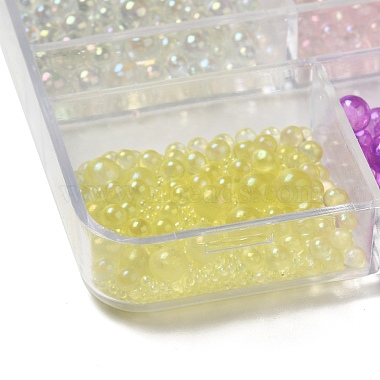 6 Color Glass Jewelry Beads(GLAA-G091-03)-4